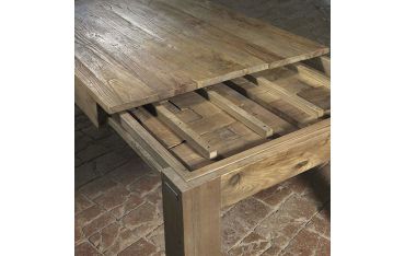 Tavolo Allungabile in Olmo Vecchio Guarnieri Eucalipto 140 CM140/200X85X78