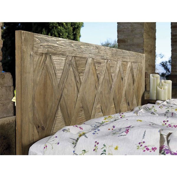 Letto Matrimoniale in Pino Vecchio Guarnieri Menta