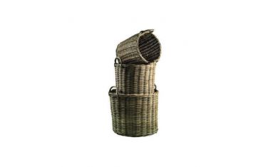 Set 3 Cesti Rattan Naturale con Manici Guarnieri Rabarbaro T
