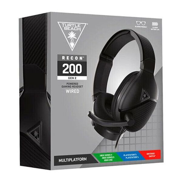 Headset Turtle Beach - Recon 200 Black | GameStop Italia