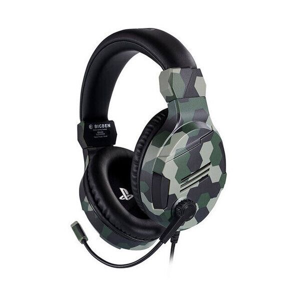 Cuffia Gaming Licenza Sony Big Ben Interactive Audio Verde Camo - PS4OFHEADSETV3GREEN