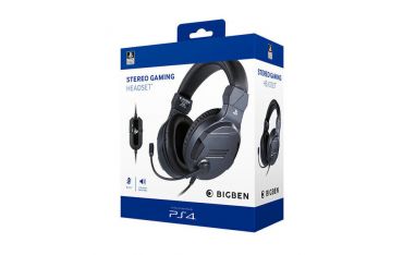 Cuffia Gaming Licenza Sony Big Ben Interactive Audio Titanio - PS4OFHEADSETV3TITAN