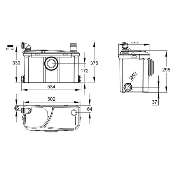 2 Lame Per Trituratore Da Giardino 70x30x3 Mm, Foro Svasato M10