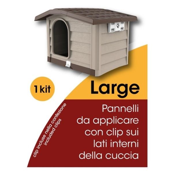 Croci Porta Per Cuccia Chalet XL - Plastica Flessibile, Isolamento Termico - Foto 6