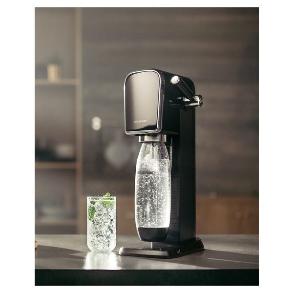 NUOVO fusibile bottiglia Sodastream 3 x 1 L nero lavabile in