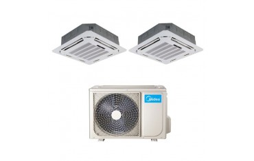 Climatizzatore Midea Cassetta Dual Split 9000+9000 2N-53K