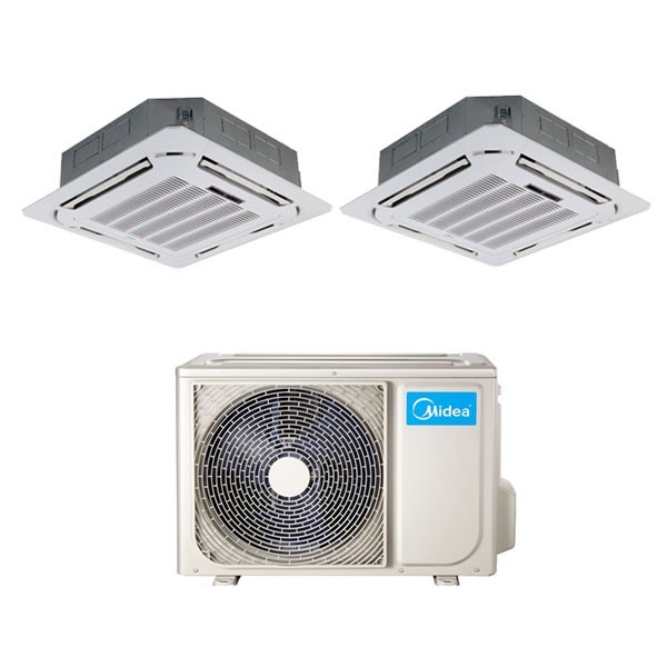 Climatizzatore Midea Cassetta Dual Split 9000+12000 2N-53K