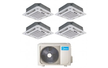 Climatizzatore Midea Cassetta Quadri Split 12000+12000+12000+12000 4N-105K