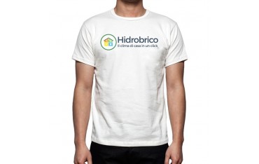 T-Shirt in cotone con logo Hidrobrico