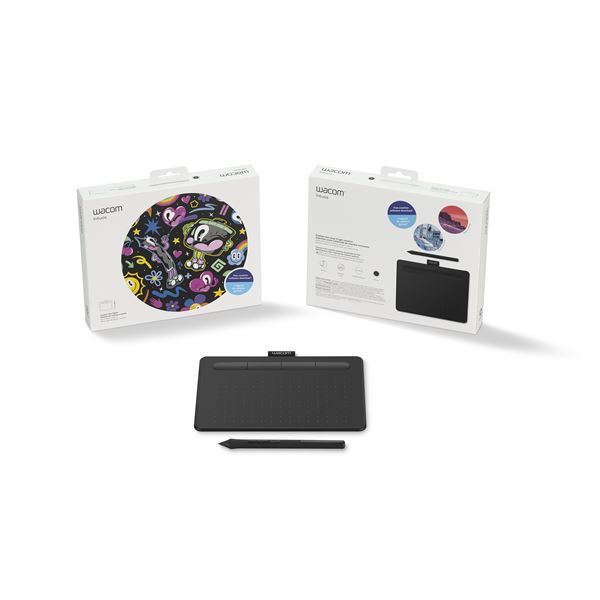 Intuos Small Black - Tavoletta Con Penna - Wacom - WCM.CTL-4100K-S