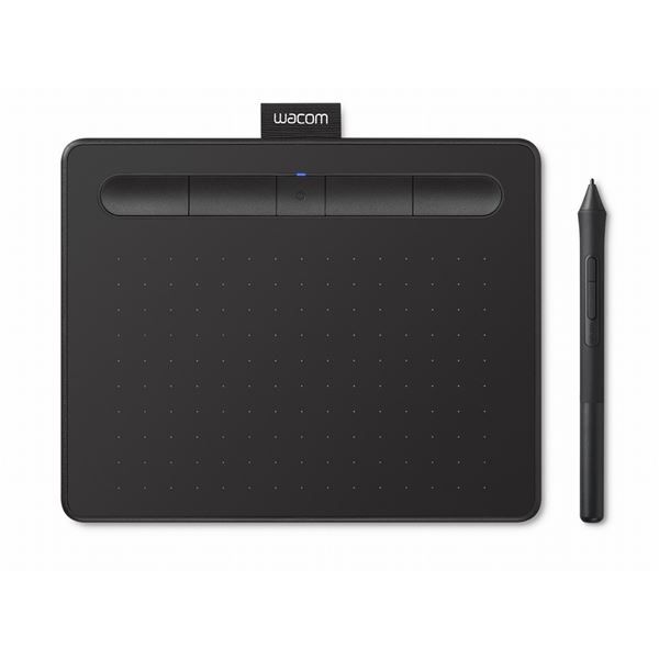 Intuos Small Bluetooth Black - Tavoletta Con Penna - Wacom - WCM.CTL-4100WLK-S
