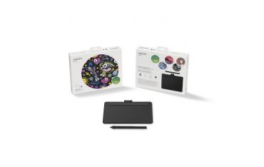 Intuos Small Bluetooth Black - Tavoletta Con Penna - Wacom - WCM.CTL-4100WLK-S