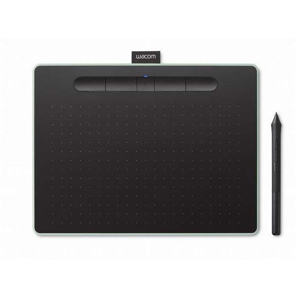 Intuos Medium Bluetooth Pistachio - Tavoletta Con Penna - Wacom - WCM.CTL-6100WLE-S
