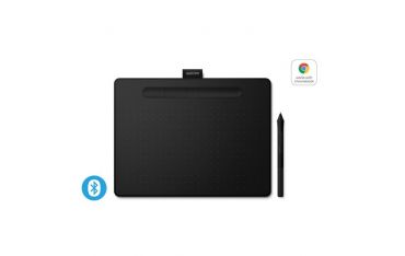 Intuos Medium Bluetooth Black - Tavoletta Con Penna - Wacom - WCM.CTL-6100WLK-S