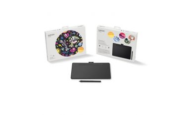 Intuos Medium Bluetooth Black - Tavoletta Con Penna - Wacom - WCM.CTL-6100WLK-S