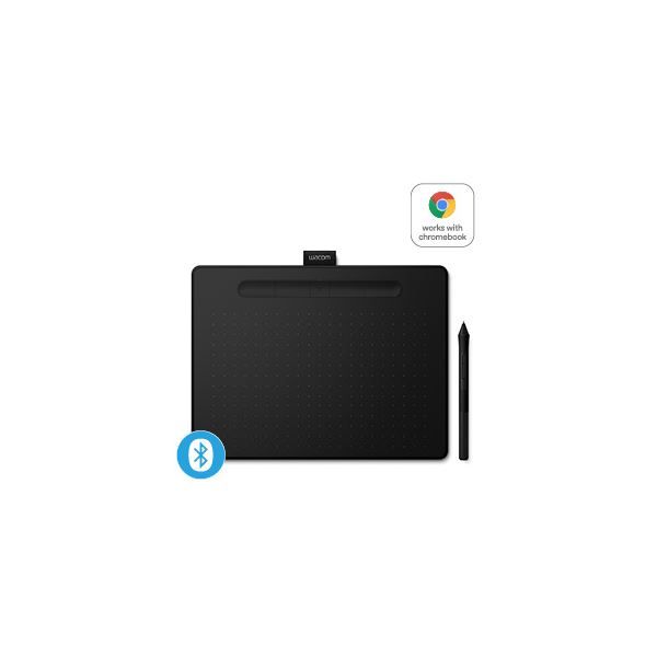 Intuos Medium Bluetooth Black - Tavoletta Con Penna - Wacom - WCM.CTL-6100WLK-S