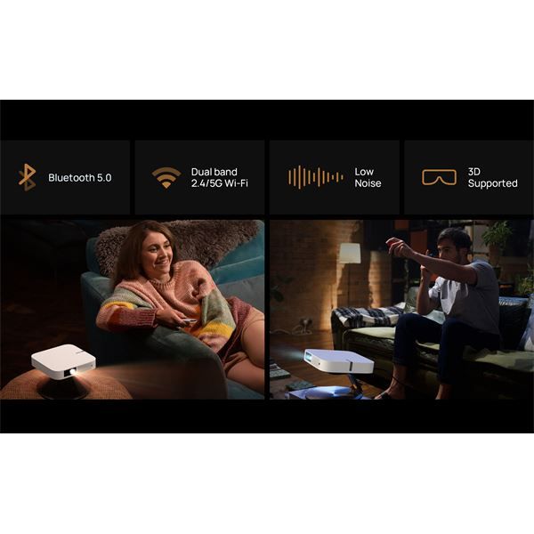 Elfin - Proiettore Portatile Intelligente Full Hd Con Android Tv - Xgimi - XGM.XL03A