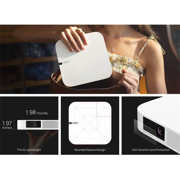 Elfin - Proiettore Portatile Intelligente Full Hd Con Android Tv - Xgimi - XGM.XL03A