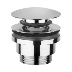 Piletta di scarico Click Clack in ottone cromato universale