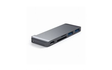 Hub Usb-c Con Card Reader E Porta Usb-c Pass-through Space Gray - Satechi - STC.ST-TCUPM