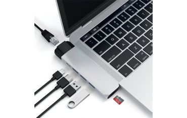 Pro Hub Usb-c Con Ethernet + Hdmi 4k Silver - Satechi - STC.ST-TCPHES