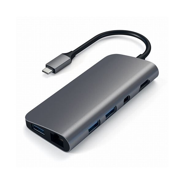 Adattatore Usb-c Multimedia Space Gray - Satechi - STC.ST-TCMM8PAM
