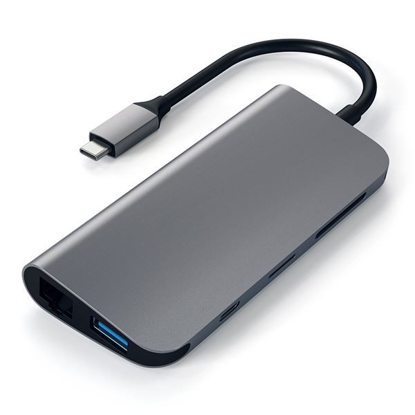 Adattatore Usb-c Multimedia Space Gray - Satechi - STC.ST-TCMM8PAM
