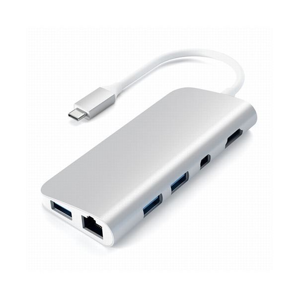 Adattatore Usb-c Multimedia Silver - Satechi - STC.ST-TCMM8PAS