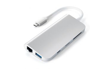 Adattatore Usb-c Multimedia Silver - Satechi - STC.ST-TCMM8PAS