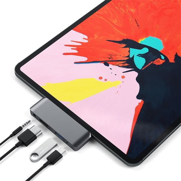 Mobile Pro Hub Usb-c Per Ipad Pro - Space Gray - Satechi - STC.ST-TCMPHM