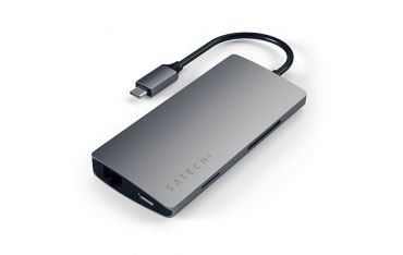 Adattatore Usb-c Multi-porta 4k Ethernet V2 Space Gray - Satechi - STC.ST-TCMA2M