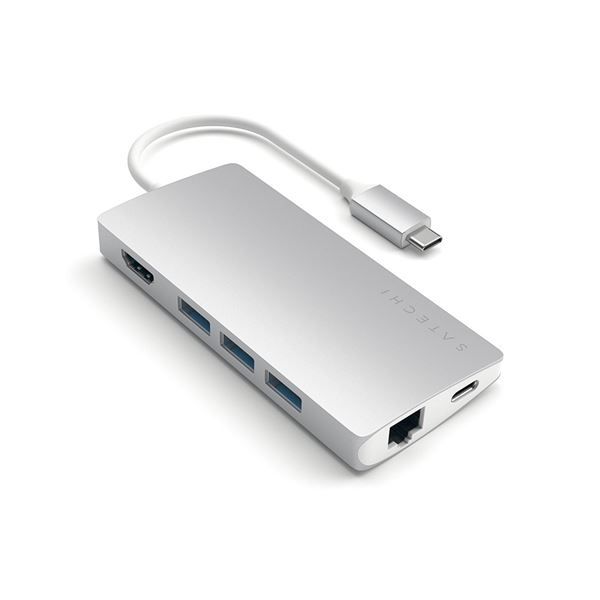 Adattatore Usb-c Multi-porta 4k Ethernet V2 Silver - Satechi - STC.ST-TCMA2S