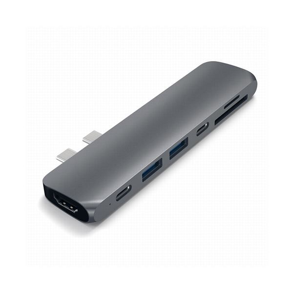 Pro Hub Usb-c Con 4k Hdmi + Usb-c + Card Reader Space Gray - Satechi - STC.ST-CMBPM