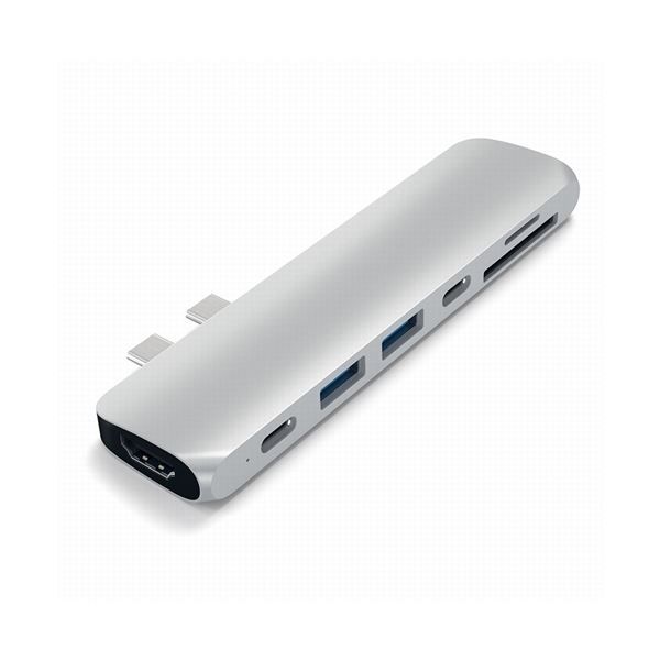Pro Hub Usb-c Con 4k Hdmi + Usb-c + Card Reader Silver - Satechi - STC.ST-CMBPS