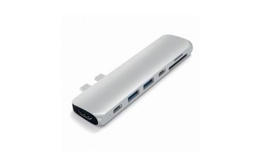 Pro Hub Usb-c Con 4k Hdmi + Usb-c + Card Reader Silver - Satechi - STC.ST-CMBPS