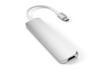 Adattatore Usb-c Slim Multimedia V2 Silver - Satechi - STC.ST-SCMA2S