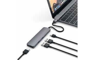 Adattatore Usb-c Slim Multi-porta Space Gray - Satechi - STC.ST-CMAM