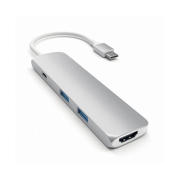 Adattatore Usb-c Slim Multi-porta Silver - Satechi - STC.ST-CMAS