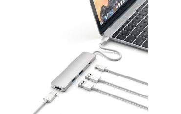 Adattatore Usb-c Slim Multi-porta Silver - Satechi - STC.ST-CMAS