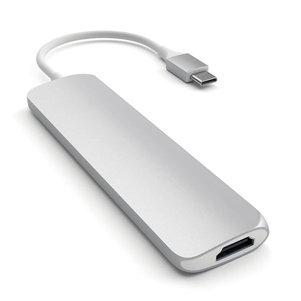 Adattatore Usb-c Slim Multi-porta Silver - Satechi - STC.ST-CMAS