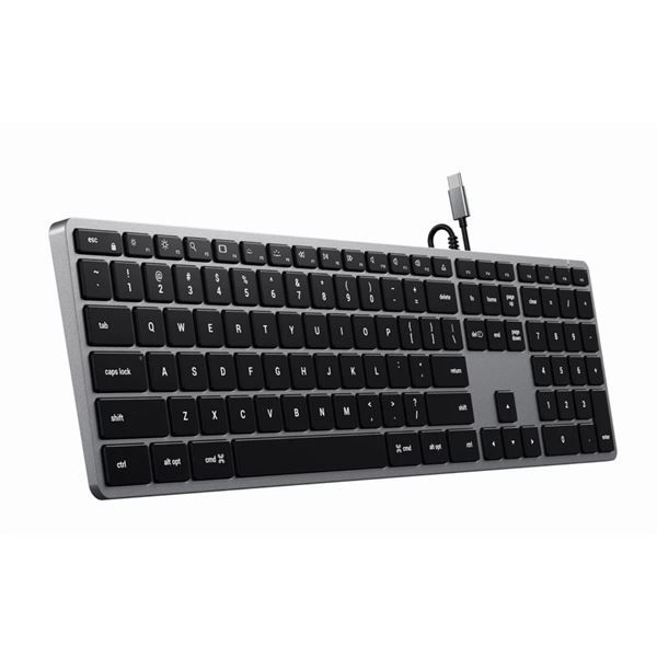 Tastiera Wired Slim W3 Usb-c - Space Gray - Ita - Satechi - STC.ST-UCSW3M-IT