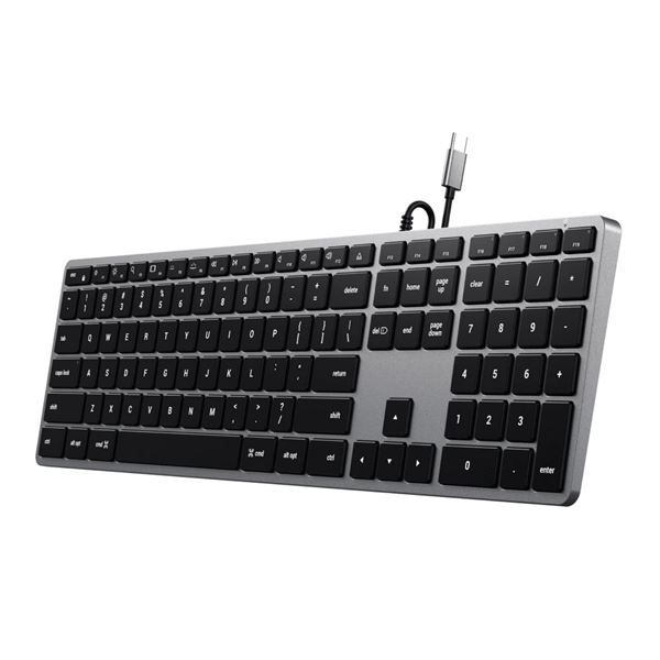 Tastiera Wired Slim W3 Usb-c - Space Gray - Ita - Satechi - STC.ST-UCSW3M-IT