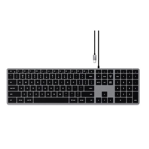 Tastiera Wired Slim W3 Usb-c - Space Gray - Ita - Satechi - STC.ST-UCSW3M-IT