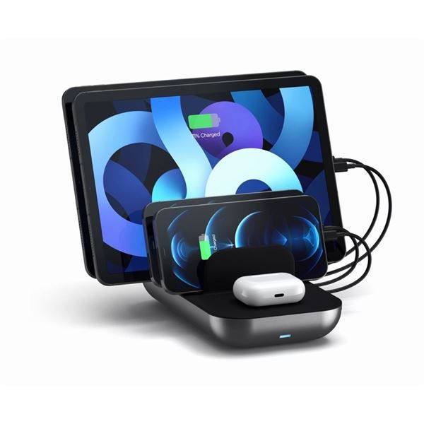 Dock5 Stazione Di Ricarica Usb E Ricarica Wireless - Satechi - STC.ST-WCS5PM-EU