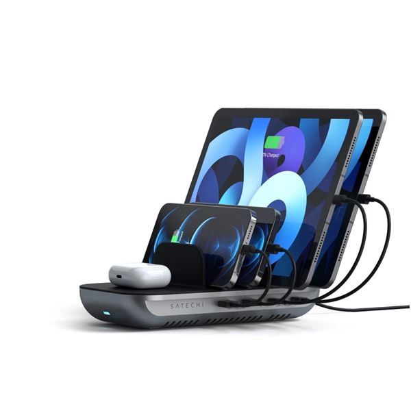 Dock5 Stazione Di Ricarica Usb E Ricarica Wireless - Satechi - STC.ST-WCS5PM-EU