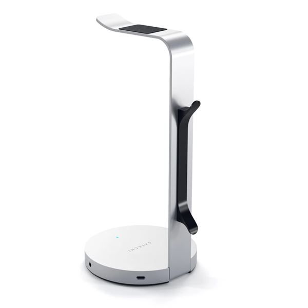 Stand Per Cuffie Hub Usb In Alluminio - Silver - Satechi - STC.ST-UCHSHS