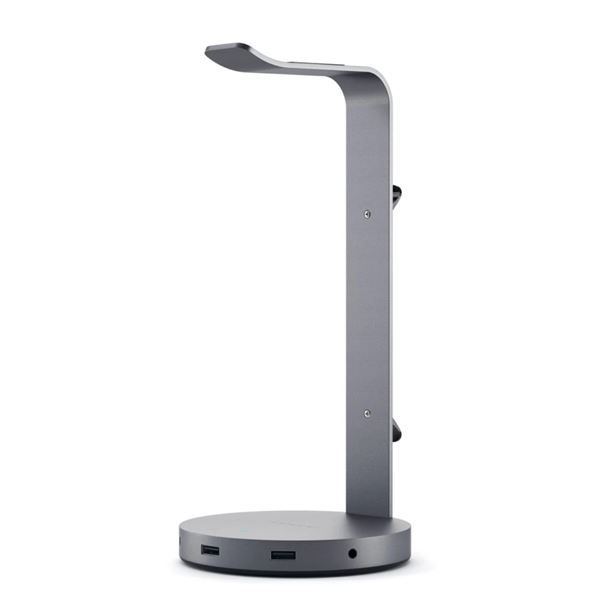 Stand Per Cuffie Hub Usb In Alluminio- Space Gray - Satechi - STC.ST-UCHSHM
