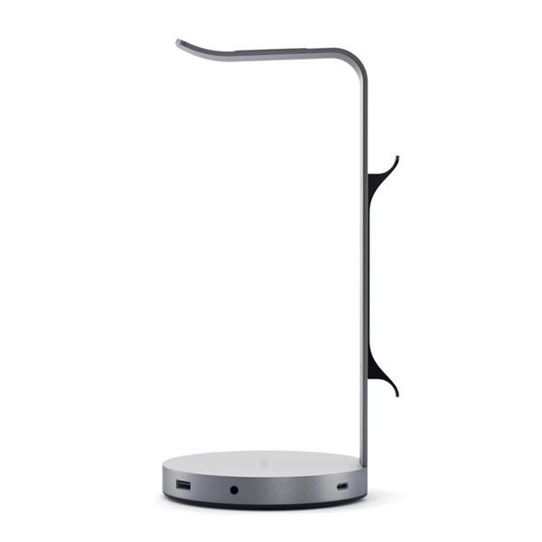 Stand Per Cuffie Hub Usb In Alluminio- Space Gray - Satechi - STC.ST-UCHSHM