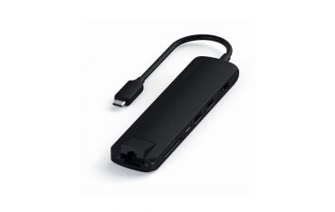Hub Slim Usb-c Multiporta Con Adattatore Ethernet - Black - Satechi - STC.ST-UCSMA3K