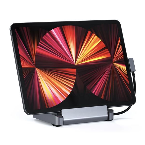 Stand Per Ipad Pro Usbc Hub In Alluminio - Space Gray - Satechi - STC.ST-TCSHIPM